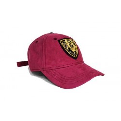 1 - CASQUETTE SMOOTH BORDEAUX/OR